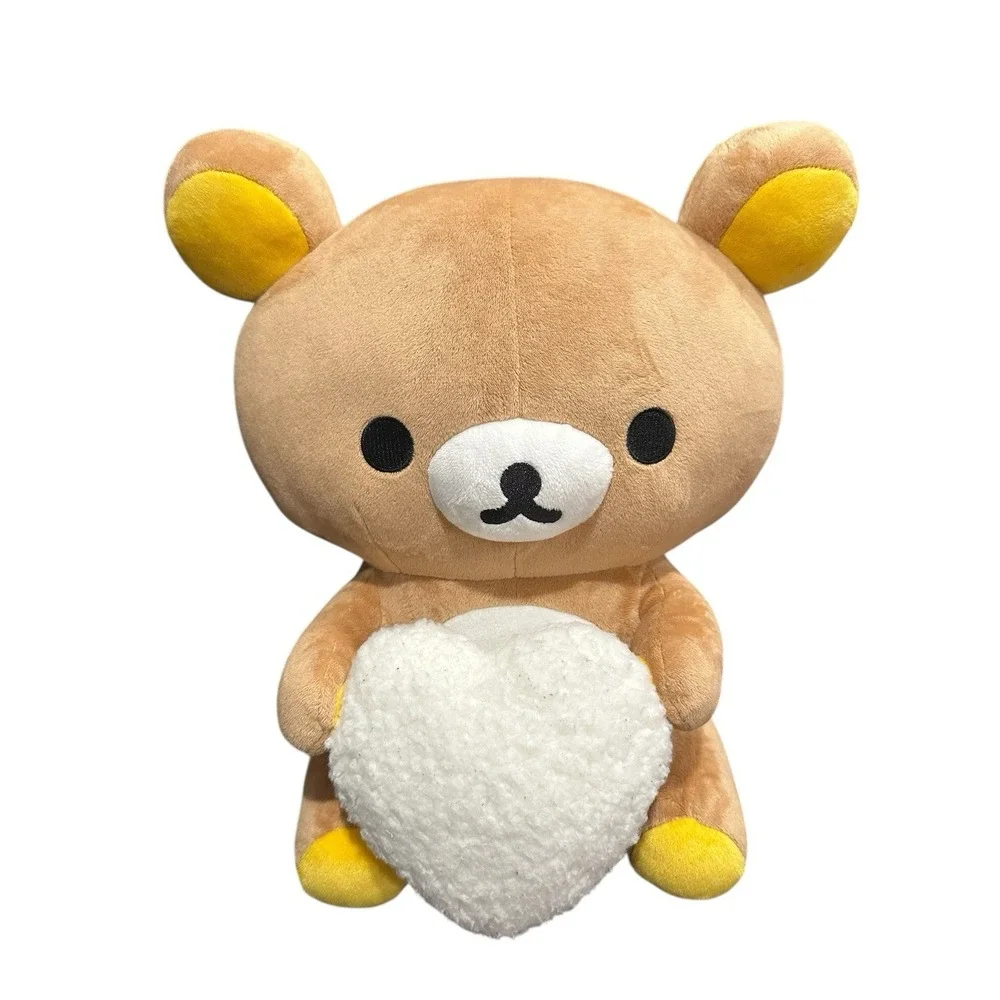San-X‎ Rilakkuma Fluffy Heart Plush 13
